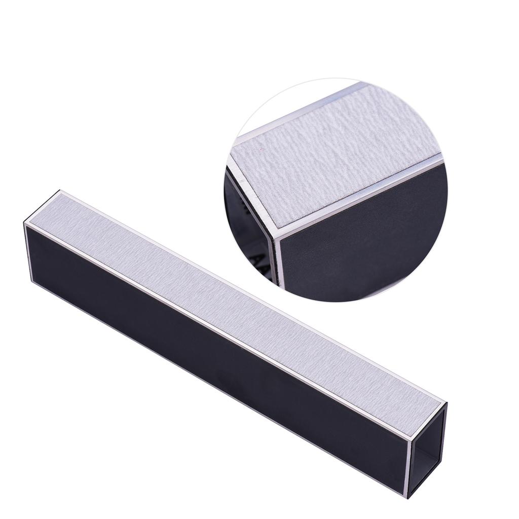 Брусок для выравнивания ладов гитары Брусок для выравнивания ладов гитары 20 см со сменной наждачной бумагой Инструмент для обслуживания гитары