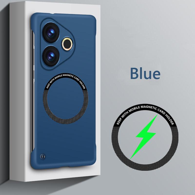 Безрамочный магнитный тонкий чехол для Magsafe для Realme GT 6 6T Neo6 SE, матовая жесткая задняя крышка с беспроводной зарядкой для Realme GT6 T Neo6SE, ультратонкий