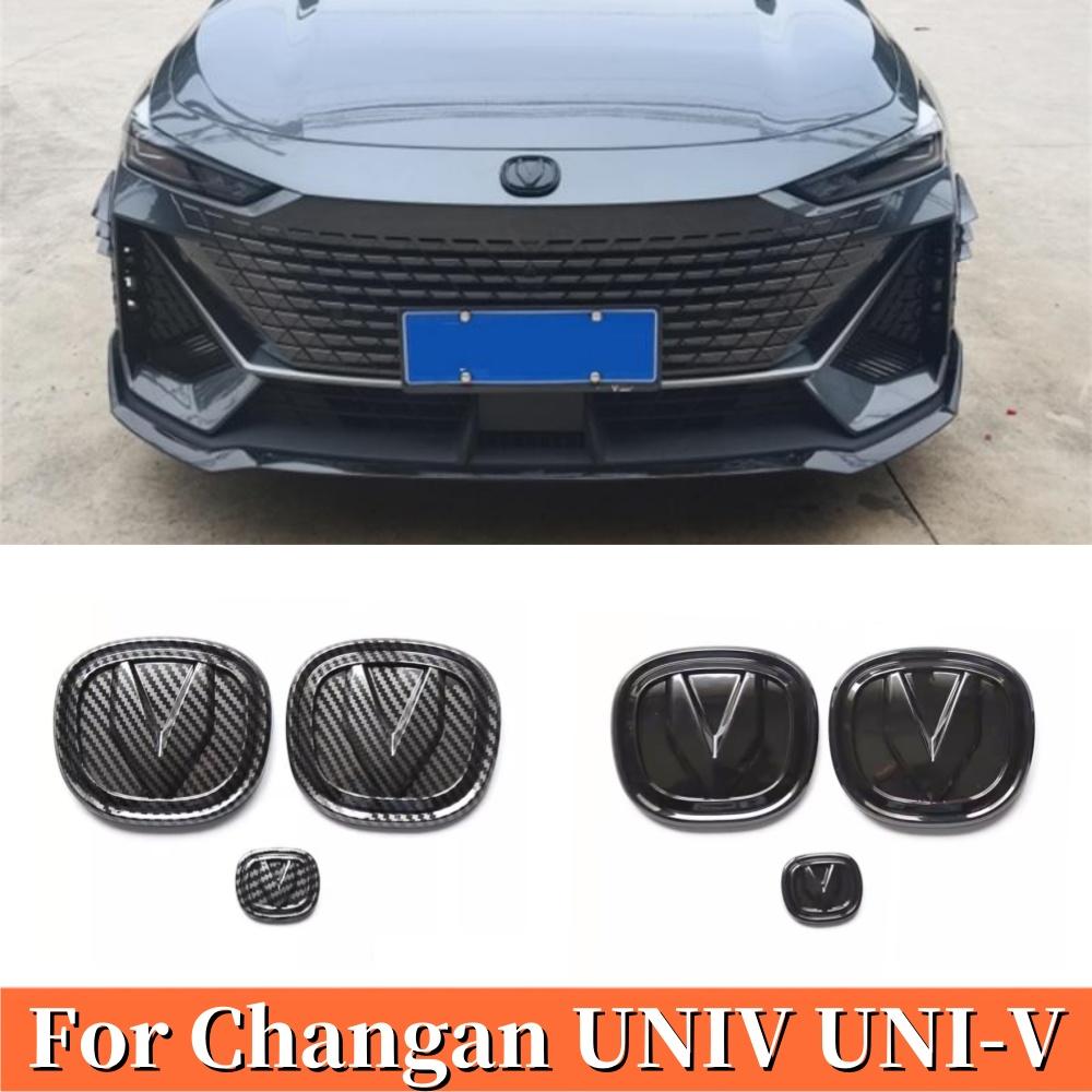 Для Changan UNIV UNI-V 2023-2024 Автомобиль Рулевое колесо Логотип Передний задний логотип Колесо автомобиля Наклейка Декор Покрытие Отделка Аксессуары