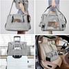 Pet Carrier Bag Portable Pet Handbag Breathable Airline Approved Two Sided Shoulder Bag For Dog and Cat Dog Accessories