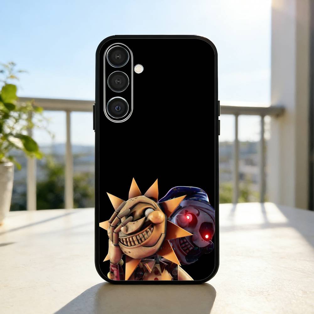 Five N-Nights At F-Freddys Fnaf Phone Case For Samsung A73,A21s,A22,A31,A32,A52,A53,A71,A80,Soft Black Shell