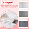 Stone Drying Mat For Kitchen Counter,15in(L)×12in(W) Dish Drying Mat,Fast Water-Absorbing, Environmentally Friendly Diatomite Mat