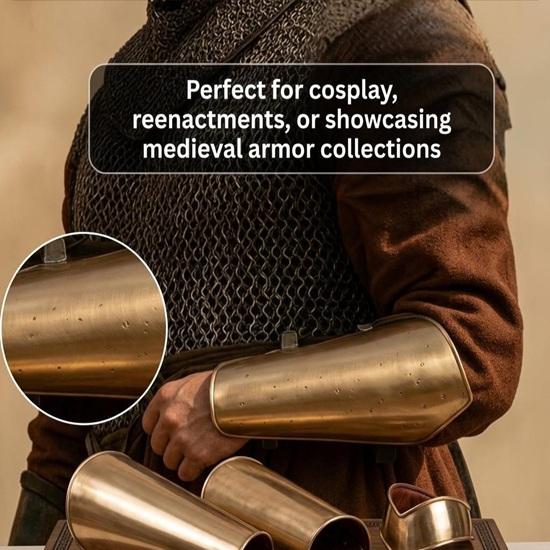 Steel Greaves Medieval Leg Armor Shin Guards Knight LARP Cosplay Wearable Handmade Pair