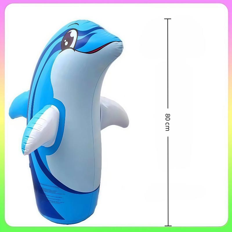 Dinosaur Tiger Dolphin Inflatable Standing Punching Bag Tumbler Boxing Children Adult Sport Toys Kids Activity Outdoor Game Gift