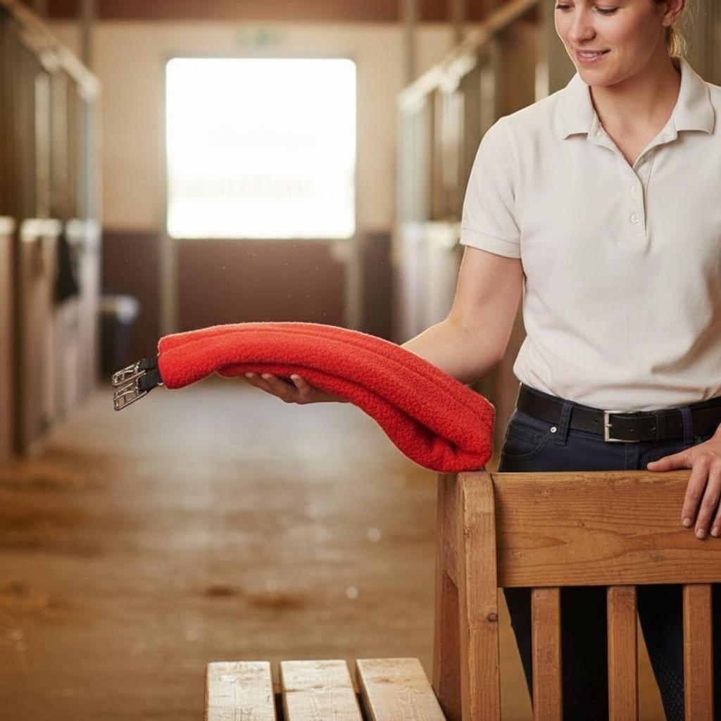 Tubular Strap Made of Sweat-Absorbing Faux Fleece, Cover