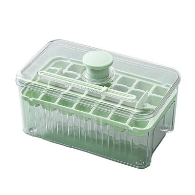 Large Capacity Ice Cube Tray 28 Grids Ice Tray with Lid Stackable Ice Cube Maker Mould For Freezer