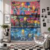 Wall TapestryThe Simpsons Art Hanging Cloth Decorative Background Cover for Room Decoration