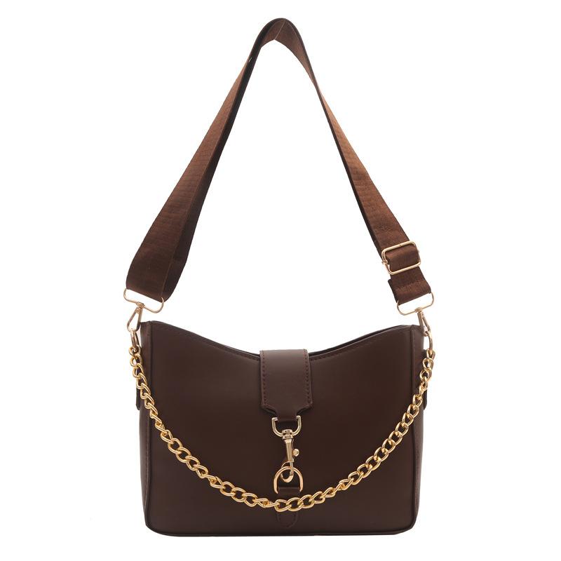 Французский нишевый дизайн модная сумка женская 2024 ранняя весна новая сумка-мессенджер через плечо в стиле ретро с цепочкой Майяра прилив