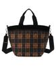 Официальная сумка-тоут BUCKET Cozy Tartan Corduroy TOTE/1116 Женская