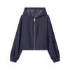 Womens Vintage Inspired Hooded Bomber Jacket Wide Leg Pants Set 2025 Casual Outfit