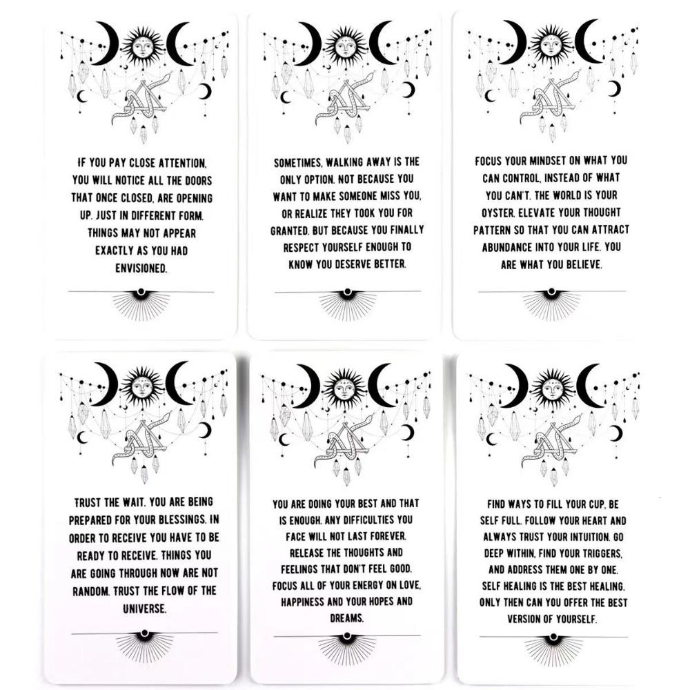 Карты оракула «Духовные послания» 10,3*6 см — колода из 54 карт с вдохновляющими посланиями от ваших наставников