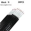 10/20pcs Thin Hand Painted Acrylic Paint Drawing Hook Line Pen Painting Brush