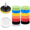 15 Pcks Car Polishing Sponge For Car Polishing Pampons For Polishing Car Polishing With Wool Wish Adapter