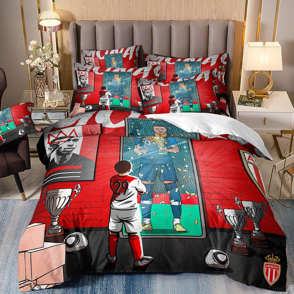 3D Three-Piece Bedding 3D Digital Printing World Cup