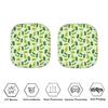 2Pcs Plants Pattern Sun Shades Reflective Windshield Covers Foldable UV Protection Vehicles Sun Visor for Cars SUVs