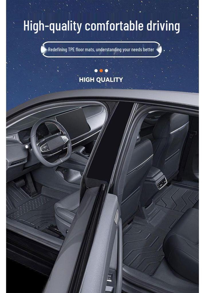 Комплект ТПЭ ковриков для Cadillac CT5: Коврики для пола и багажника с полным покрытием