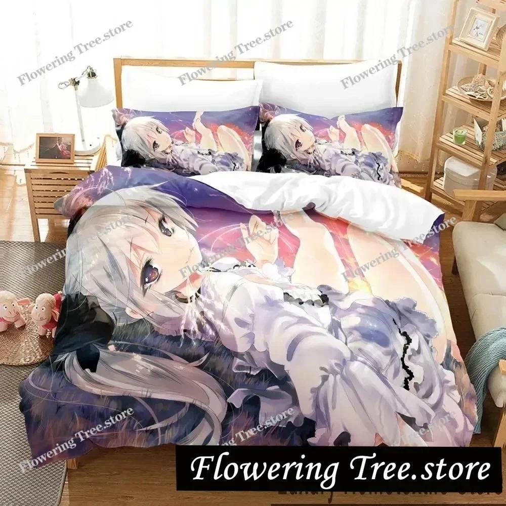 Аниме Yosuga No Sora Комплект постельного белья Мальчики Девочки Размер Twin Queen King Подушка Наволочка Постельное белье для мальчиков Взрослый Домашний текстильextile029963