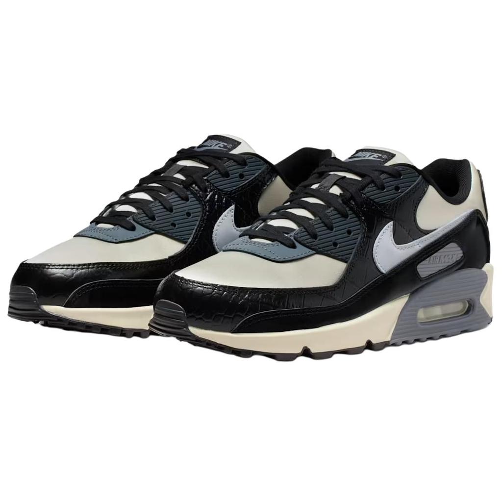 Nike Кроссовки Air Max 90 Мужские Черно-бежевые IO4468-100