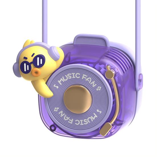 Small Fan Cartoon Duck Rabbit Bear Element Camera Design Hanger Fan Multi-Speed Wind Adjustment Low-Noise Motor Cooling