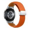 Кожаный ремешок без зазоров для Samsung Galaxy Watch 7/6/5 40мм 44мм 6 Classic 47мм 43мм Ремешок Quick Fit Белый Магнитная D-Пряжка Ремешок