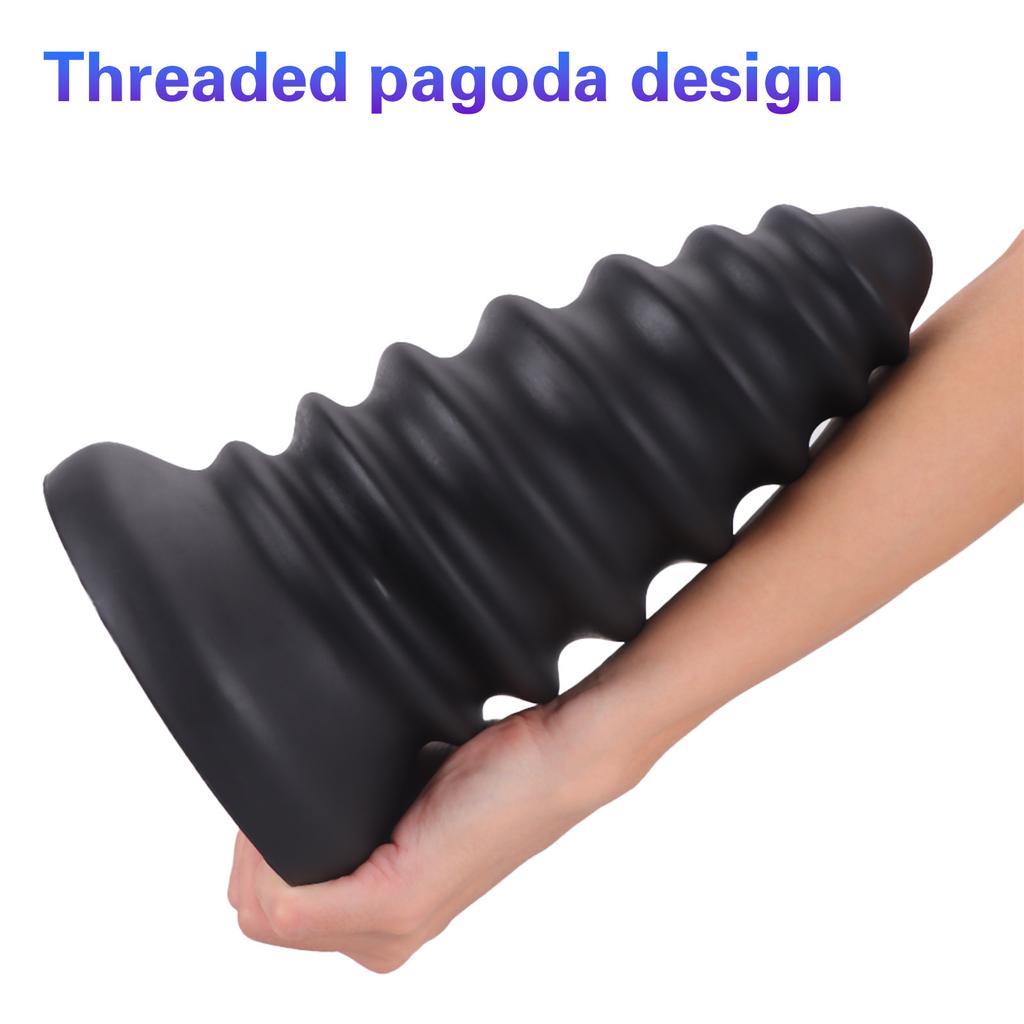 Супер большой винтовой гвоздь анальная пробка для мужчин и женщин задний корт расширительное устройство мастурбация жирная нить легко вставляется легкая секс-игрушка Climax SM