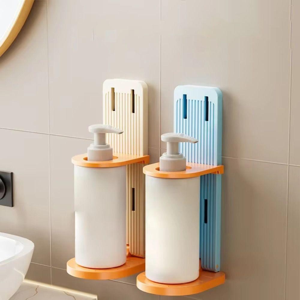 Adjustable Bathroom Storage Rack Wall Mounted Body Wash Storage Rack Portable Shower Rack