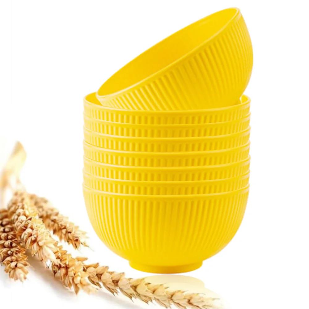 8Pcs Cereal Bowl Set Unbreakable Bowl Lightweight Reusable Dessert and Salad Bowl Durable Breakfast Bowl Soup Bowl Dishwasher