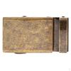 Men' Sliding Buckle Replacement Metal Rectangle Ratchet Belt - Bronze, As Described