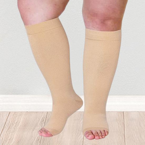 Vein Compression Socks Professional Promote Blood-circulating Breathable Compression Mid Tube Socks Elderly People Compression Socks