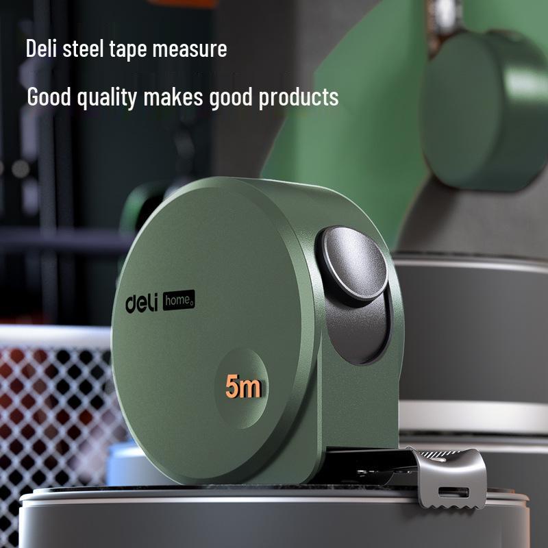 Deli Tools 3/5 м Высокоточная стальная рулетка, Утолщенная бытовая измерительная лента HT8316