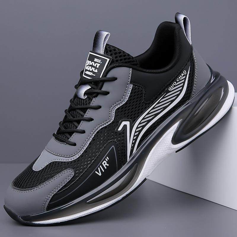 Мужская обувь 2025 новая летняя сетчатая молодежная дышащая модная легкая трендовая повседневная обувь 2025