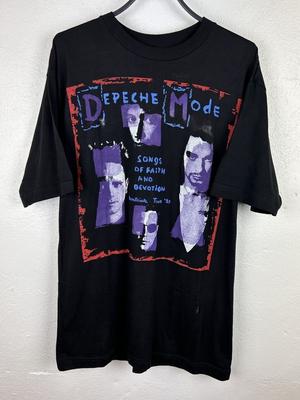 Ретро 90-х Depeche Mode Devotional Tour 1993 Футболка Ремейк S-5XL Унисекс Футболка