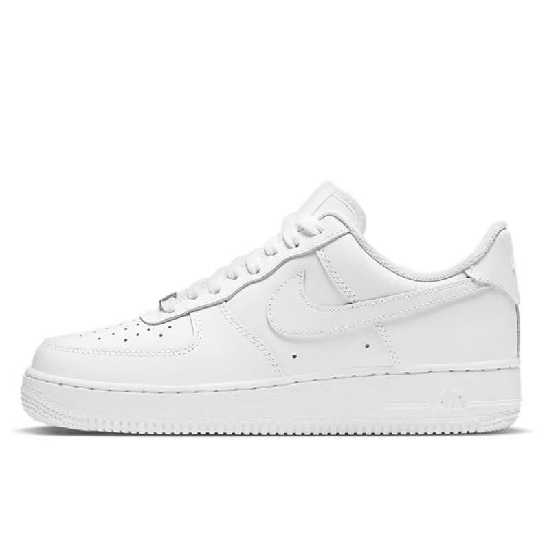 Nike Air Force 1 Coverage Abrasion Resistant Low top Skateboard Shoes Women's White DD8959-100(Team118-)