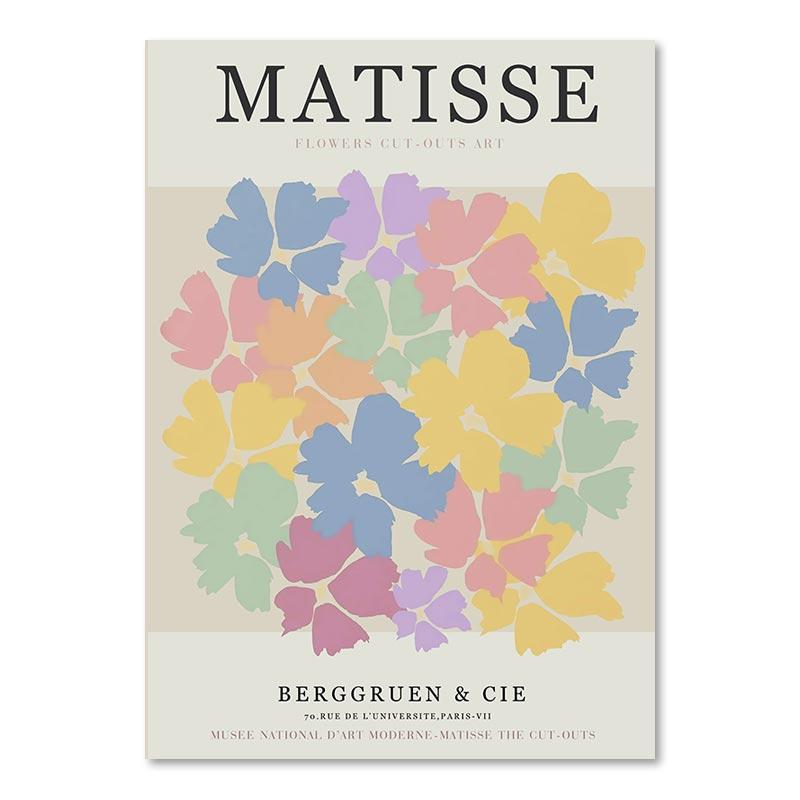 Абстрактная картина Анри Матисса на холсте, эстетические датские пастельные постеры и принты, современные настенные художественные картины для декора гостиной