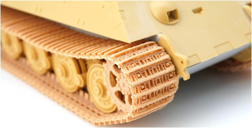 Студия Вторая мировая война немецкая армия King Tiger стартовое колесо гусеничный поздняя модель симметричного типа с стартовым колесом Пластиковые детали модели TR84004 T-Rex