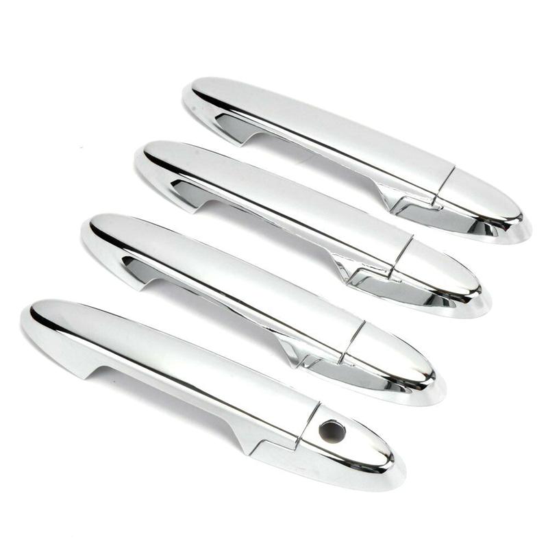 Обновление для Honda City 2014-2018, крышка дверной ручки автомобиля, накладки на чашу, защитные наклейки, автостайлинг, хром