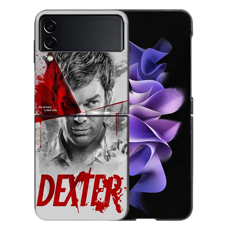 Чехол для телефона Декстер Морган из сериала Для Samsung Z Flip 6 7 5G Galaxy Z Flip 5 4 3 5G Чехлы Ударопрочный Жесткий Чехол ТПУ