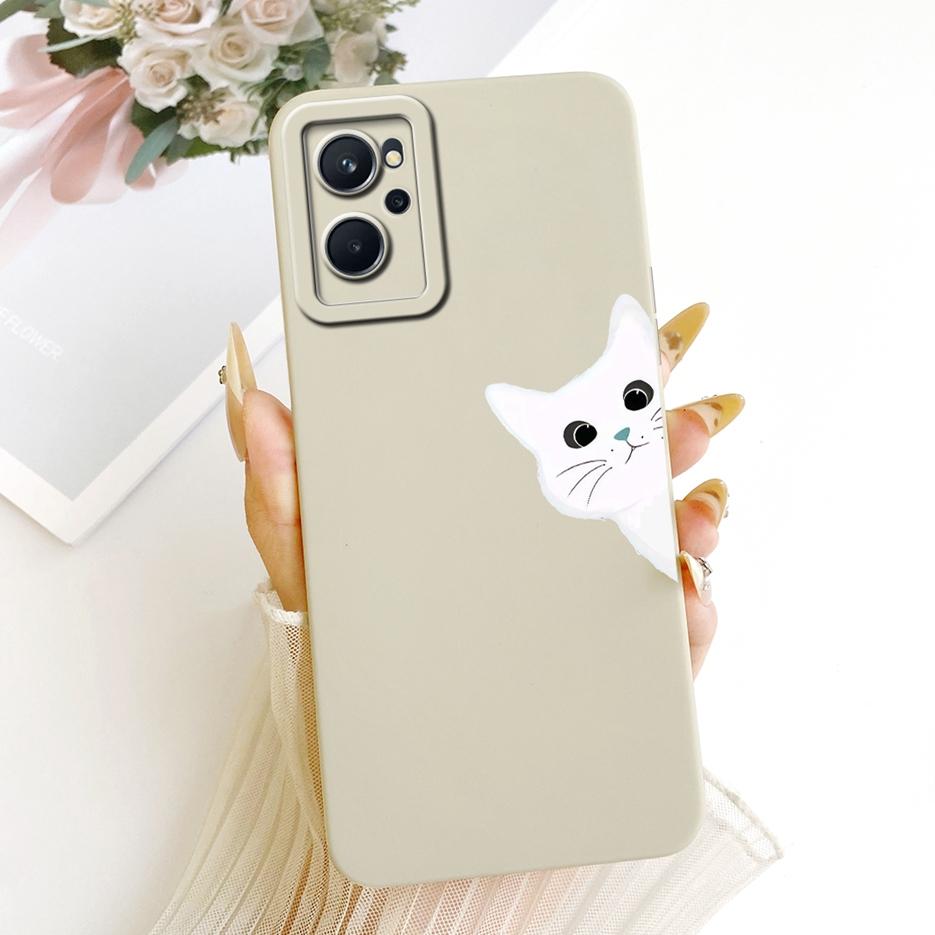 Чехол для Realme 9i 4G RMX3491 Милый Кот Утка Мультяшная Обложка Мягкий ТПУ Чехол для Телефона Для Realme 9i Realme9i 5G RMX3612 Задняя Крышка Coque
