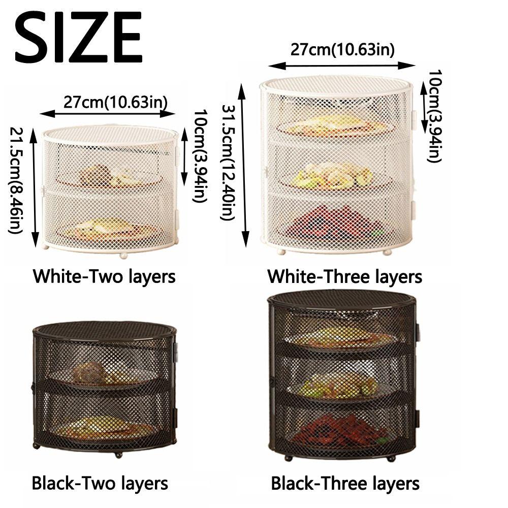 Штабелируемая настольная крышка для овощей круглая Кухонная крышка для еды Крышка для остатков Шкафы для овощей Дом