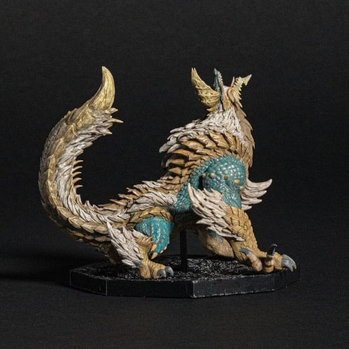 CAPCOM Monster Hunter FIGURE BUILDER CUBE MONSTER HUNTER Thunder Wolf Dragon Zinogre Approx. H106 X W111 X D109mm Made of PVC and ABS