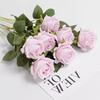 1~20pcs Artificial rose decoration Red rose Realistic artificial flowers Fake flowers Wedding dining table home decoration