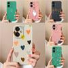 Luxury Love Heart Pattern Cover For Xiaomi Poco M6 4G 5G F5 X6 Pro F6 Bumper Camera Protection Soft Silicone Matte Anti Drop Pretty Housing For Xiaomi