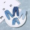 27 Styles 1/12 Dolls Kids Gift Toys PU Leather Jackets Hoodies Fashion Ripped Pants Doll Jeans