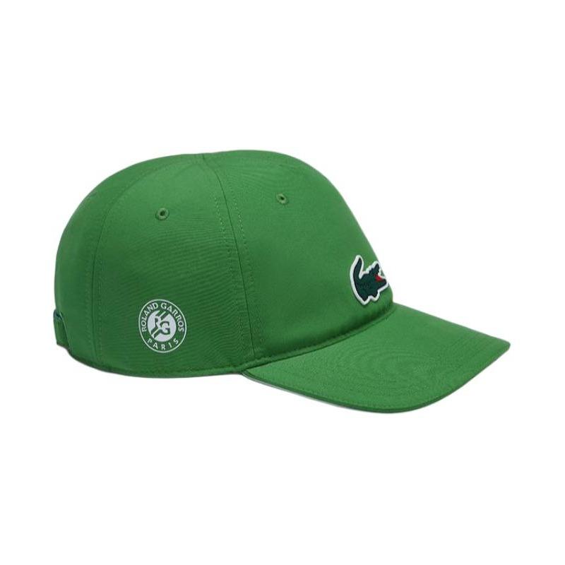 Lacoste Кепка с классическим логотипом, унисекс, парный стиль, зеленая, с изогнутым козырьком, куполообразная, повседневная, утиный клюв RK6388WIP