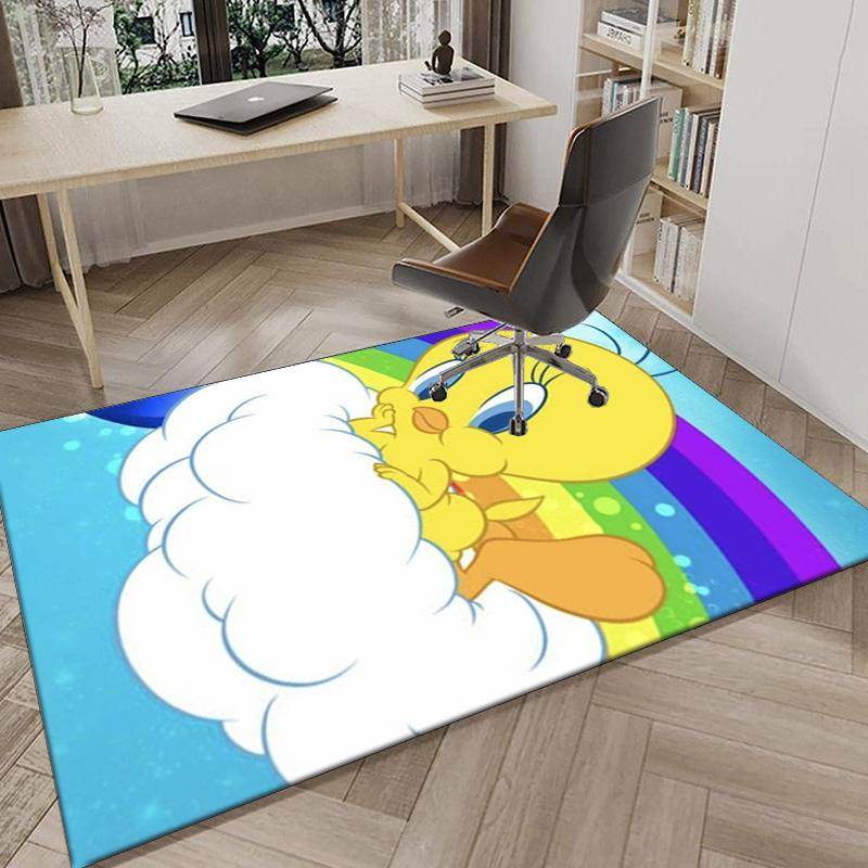 Yellow Bird Carpet, Chair Rug,Rug for Office Bedroom living rooms, Doormat decor Fan Gift Christmas Gift