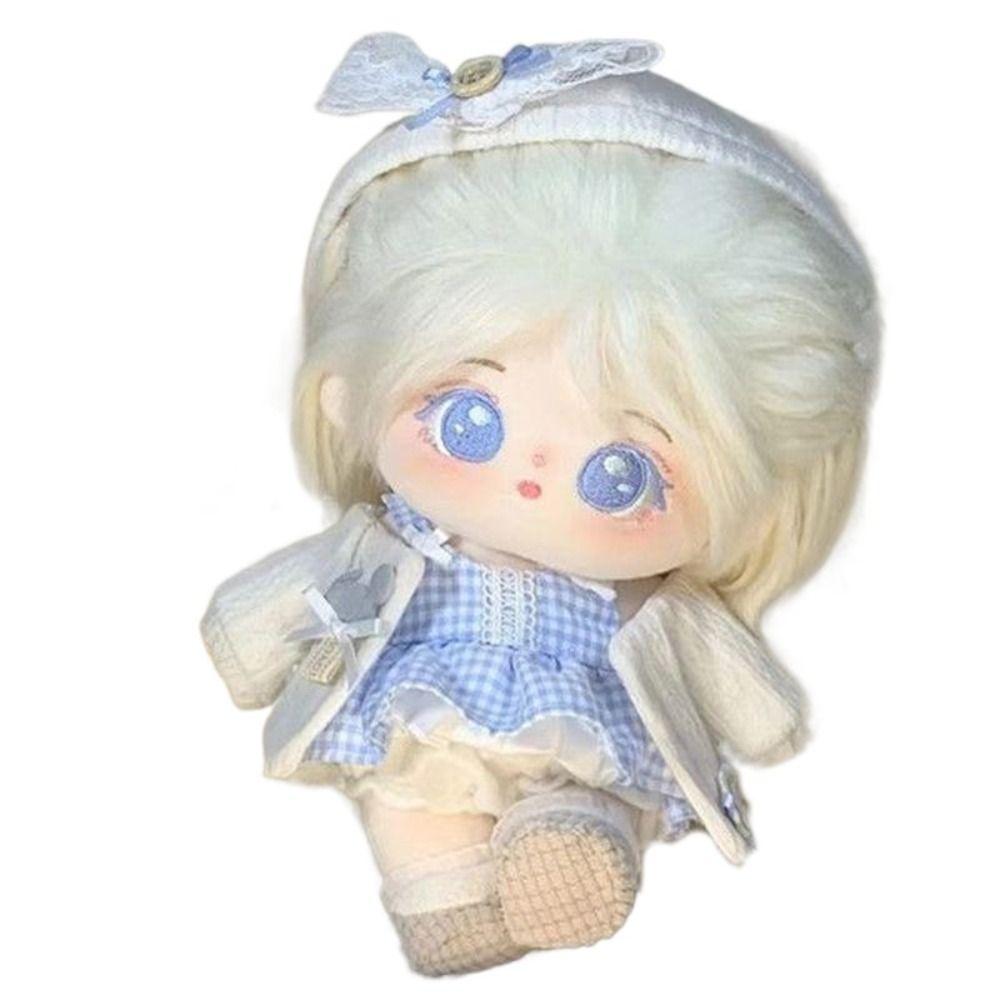 Красивая одежда для 20-сантиметровой хлопковой куклы, модная толстовка, трендовый K-pop наряд для плюшевых кукол