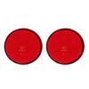 2pcs Red Lens Left & Right Rear Bumper Reflectors 26561JE20A Fit for NISSAN Qashqai 0715