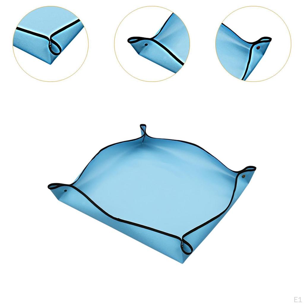 Mat for Repotting, Foldable Design with Mess Control Features