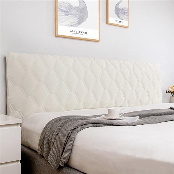 Роскошный утолщенный бархатный стеганый чехол на изголовье, высококачественный универсальный прикроватный чехол, мягкий плюшевый чехол на голову кровати, пылезащитный чехол на спинку спальни