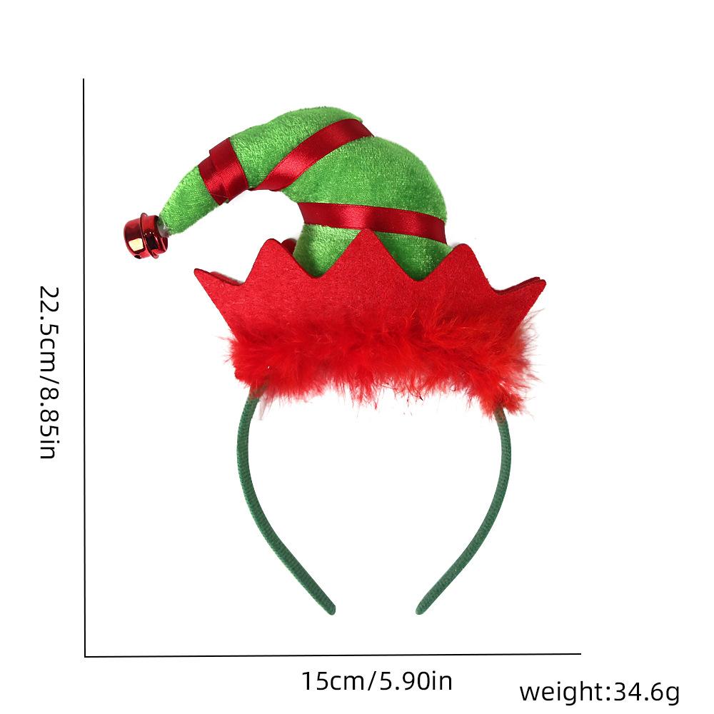 Cute Cartoon Christmas Headwear Photo Props Xmas Hat Bands Christmas Headband  Christmas Decor
